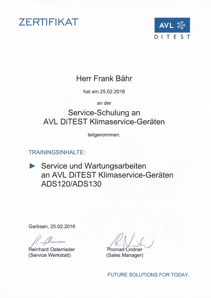 AVL Klimaschulung 2016