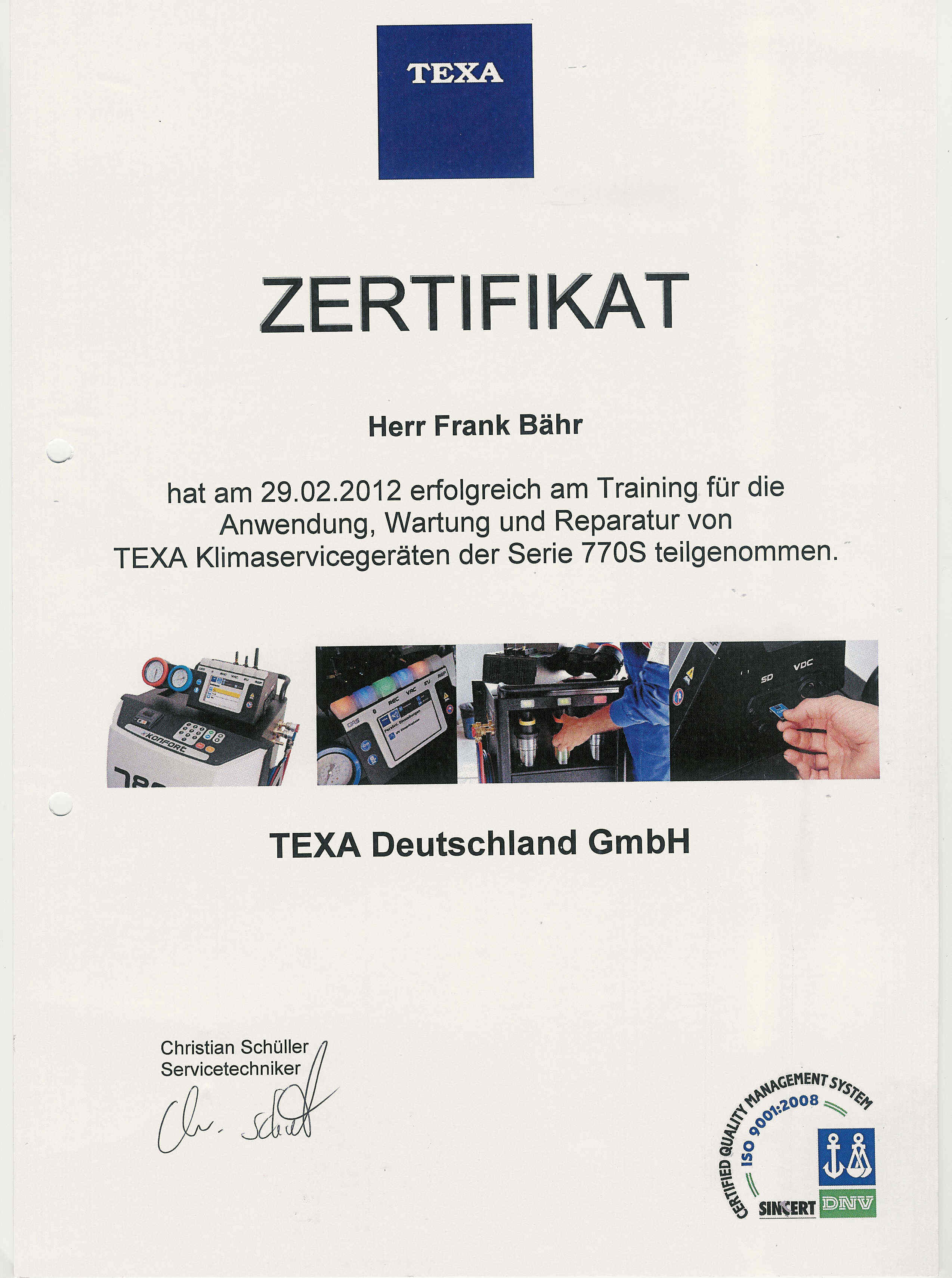 TEXA Klimaservice 770S