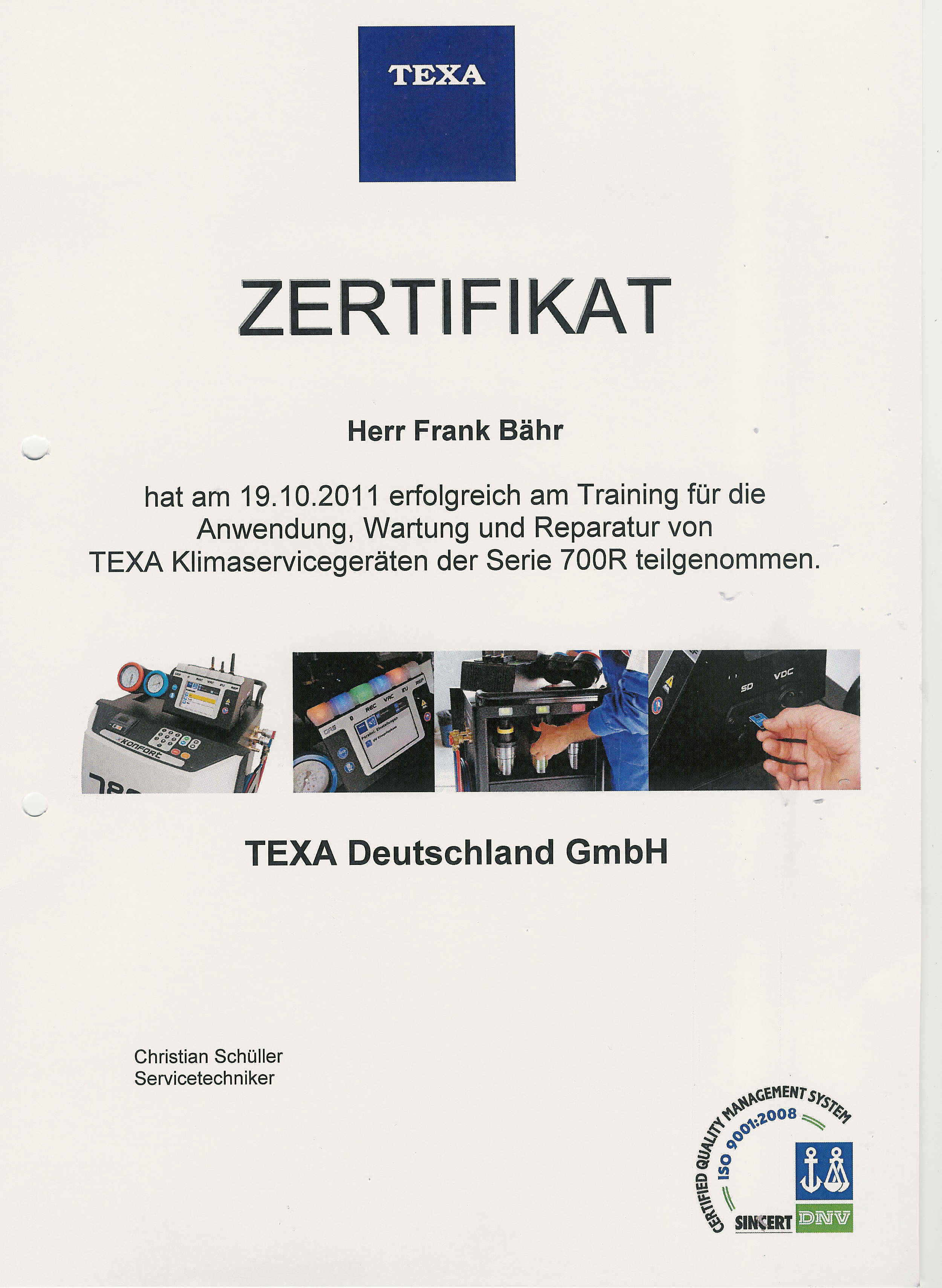 TEXA Klimaservice 700R